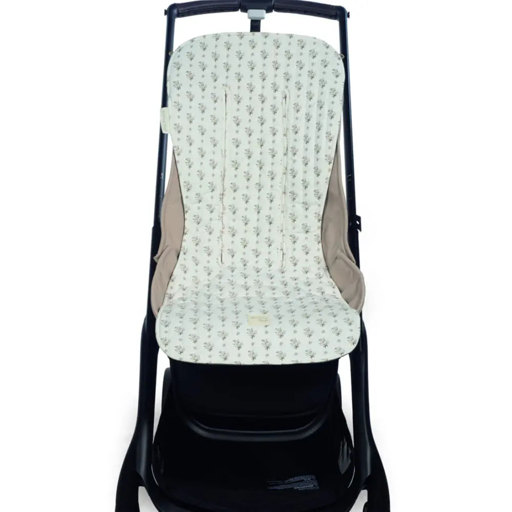Walking MumBotton Flowers Universal Stroller Seat Liner, Breathable &amp; Lightweight Stroller Cushion, Machine Washable