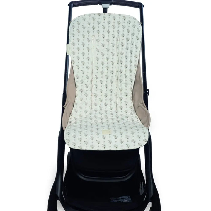 Walking MumBotton Flowers Universal Stroller Seat Liner, Breathable &amp; Lightweight Stroller Cushion, Machine Washable
