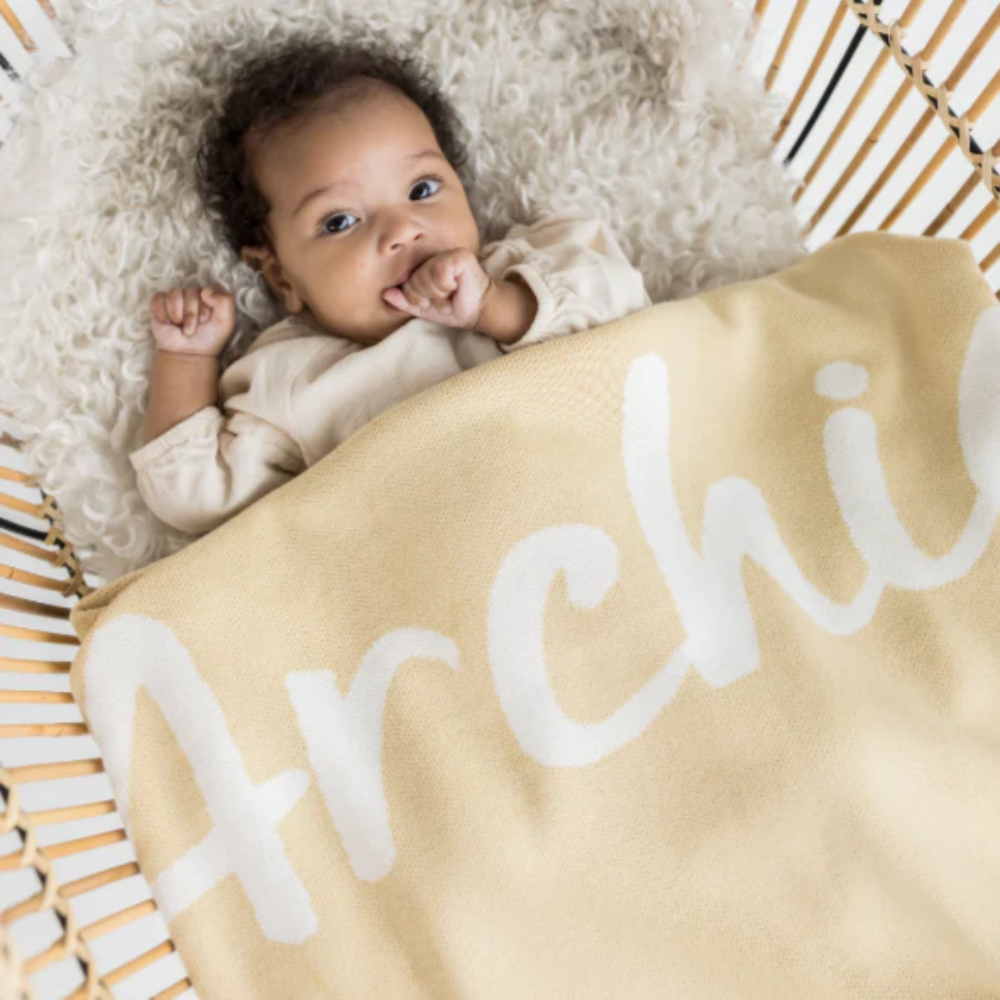 NamelyCo Name Blanket - Butter