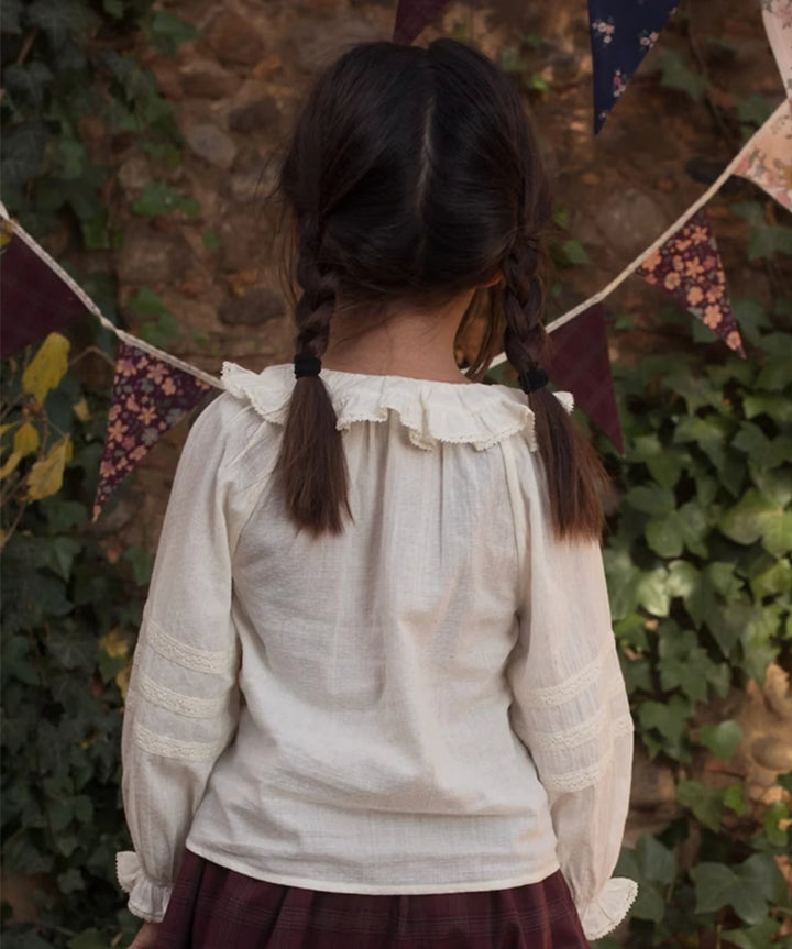 Early Sunday Cécile Blouse For Girls - Ecru