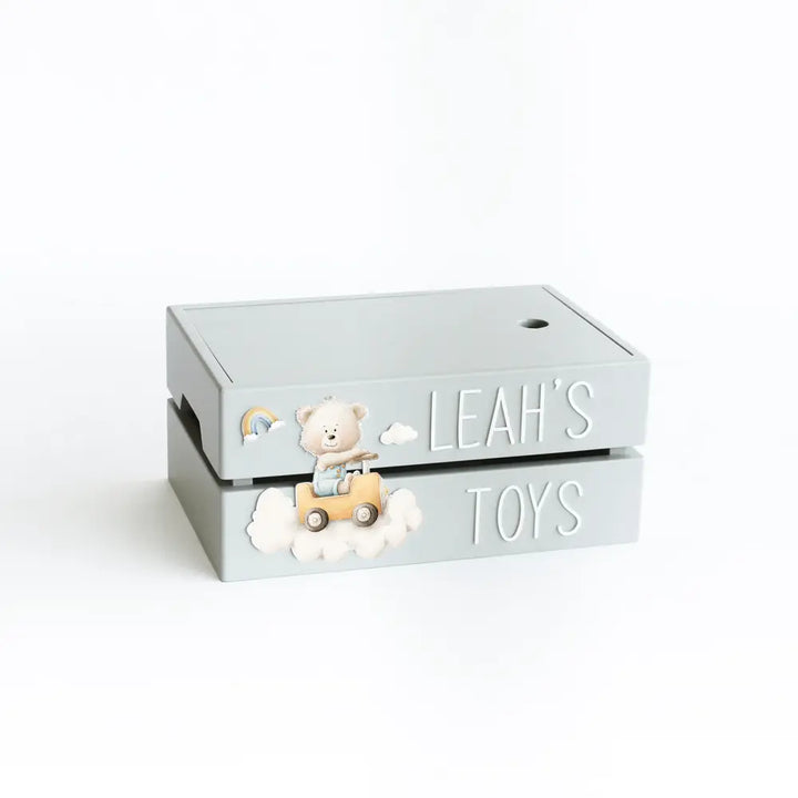 The Tiny Trove My Toy Box (Teddy) - Grey