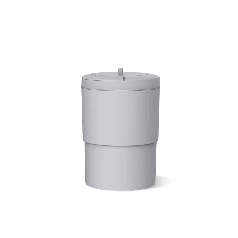 Magic Majestic &amp; Thoth Diaper Pail Lid, Waste Bin Lid for Hygienic &amp; Odorless Waste Disposal, Easy Screw-On Design, Durable &amp; Easy to Clean, Converts Diaper Pail into Kitchen or Toilet Waste Bin - Concrete