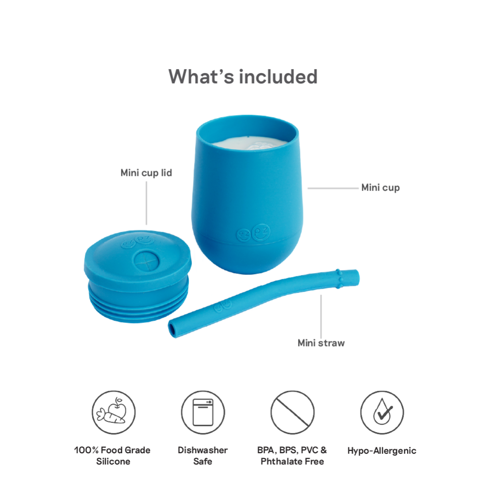 ezpz Mini Cup + Straw Training System for Toddlers