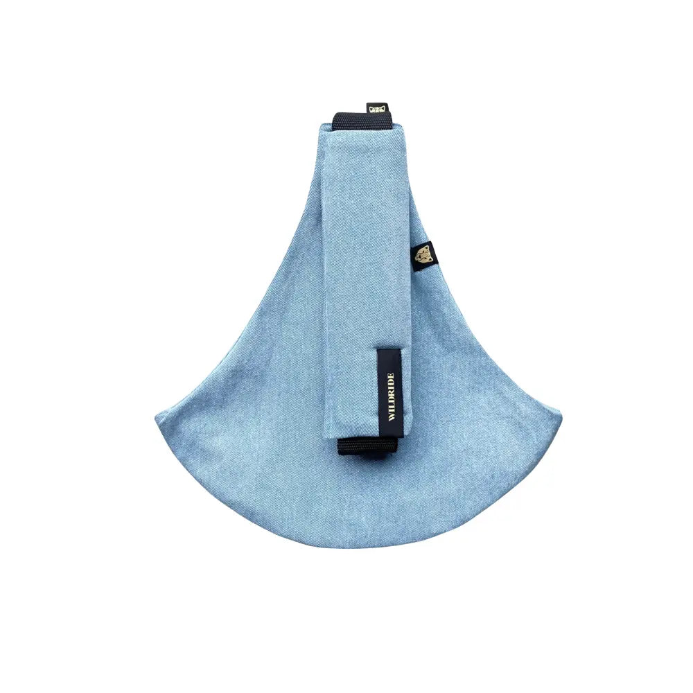 Wildride Toddler Carrier Denim | Lightweight 100% Cotton Hip Seat Baby Carrier for Toddlers 9 Months–4 Years | Ergonomic, Foldable &amp; Travel-Friendly Child Carrier | Comfortable Stroller Alternative for Everyday Adventures