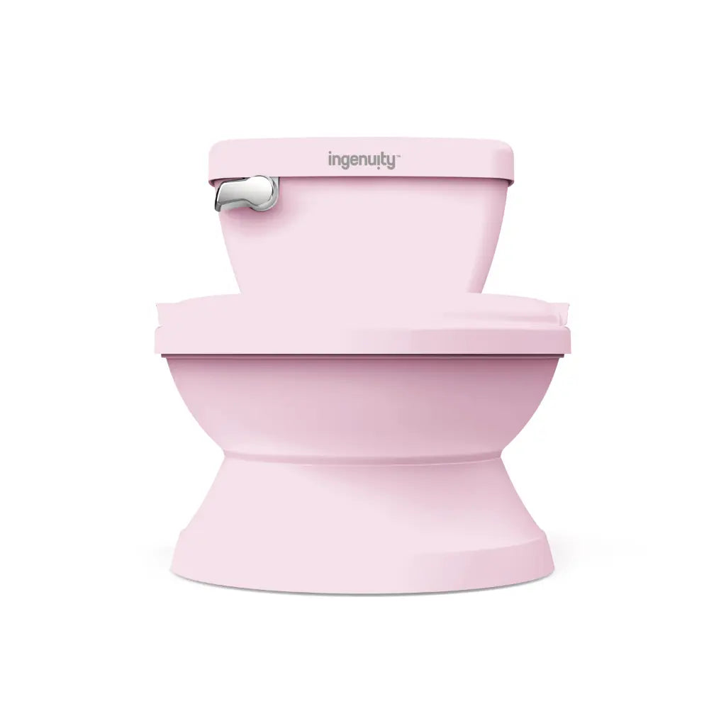 Ingenuity My Size Potty Pro 2-in-1 Toddler Potty Training Toilet with Flush Sound &amp; Detachable Potty Ring, 18 - 60 months, c