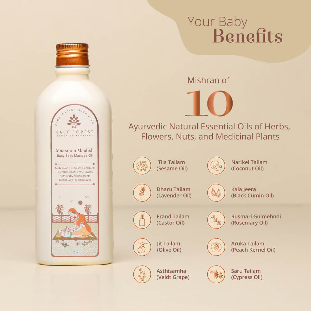 Baby Forest Maasoom Maalish Baby Body Massage Oil - 200ml