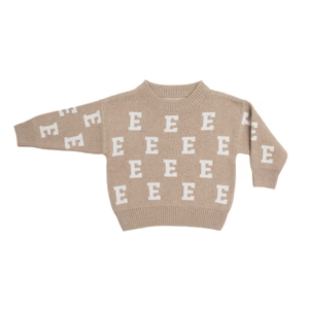 NamelyCo's Personalised Alpha Jumper - Light Camel