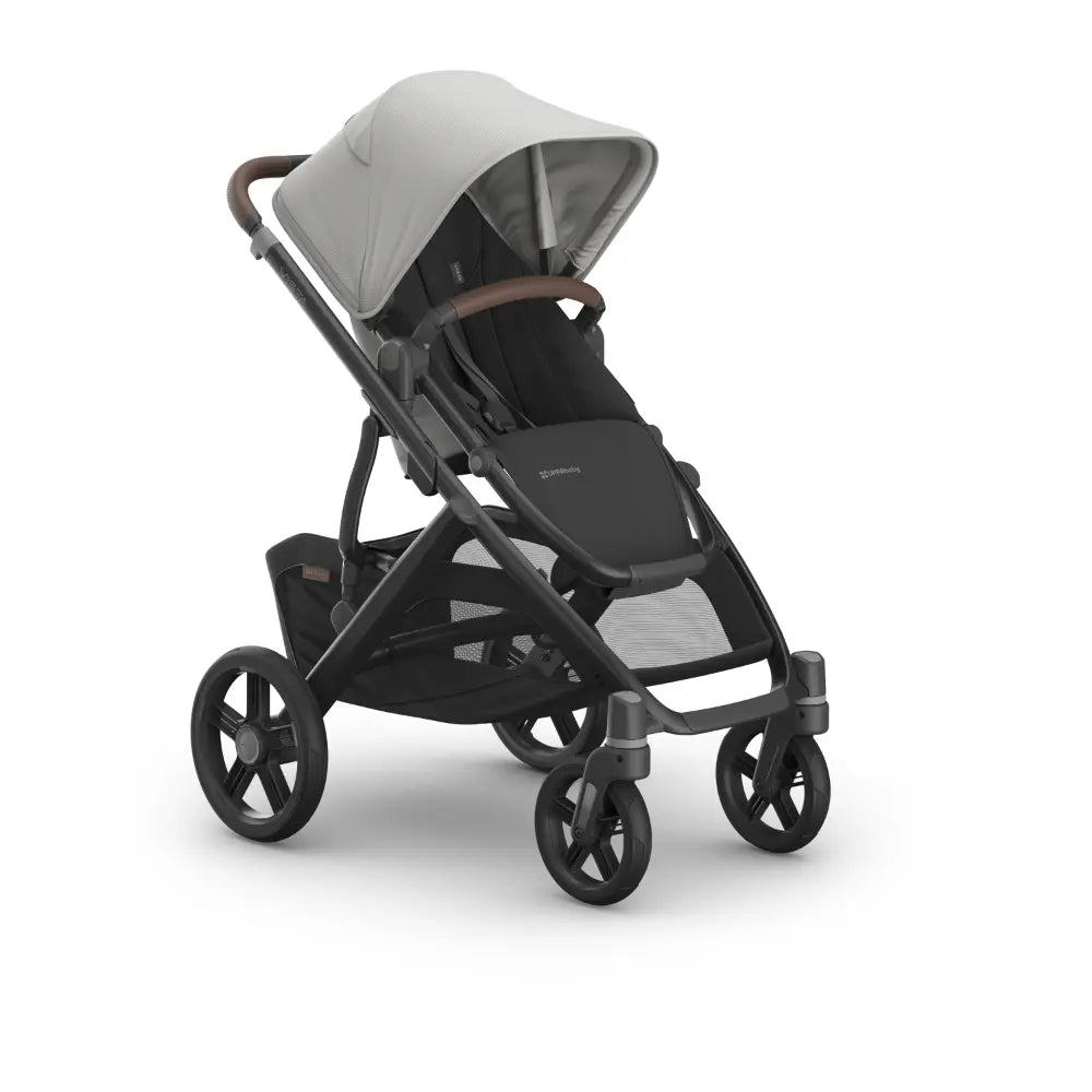 UPPAbaby Vista V3 Modular Baby Stroller, Travel System Compatible, Reversible Toddler Seat, All-Terrain Suspension, One-Hand Recline, Birth to 22 kg - Pearl Gray Jacquard