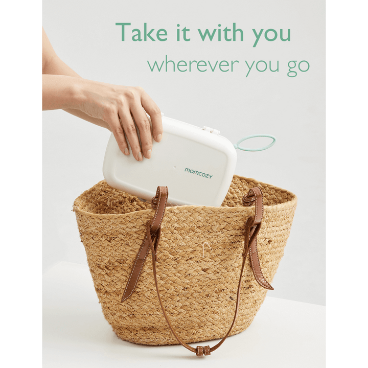 Momcozy Weaning Accessories Push-Press Design Bottle Brush Kit - Classic Style Green