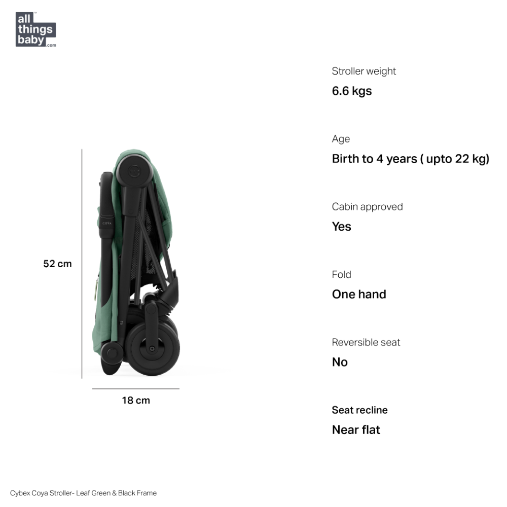 cybex cabin approved stroller Cybex Coya Cabin-Friendly Travel Stroller, Ultra Compact One Hand Fold – AllThingsBaby.com