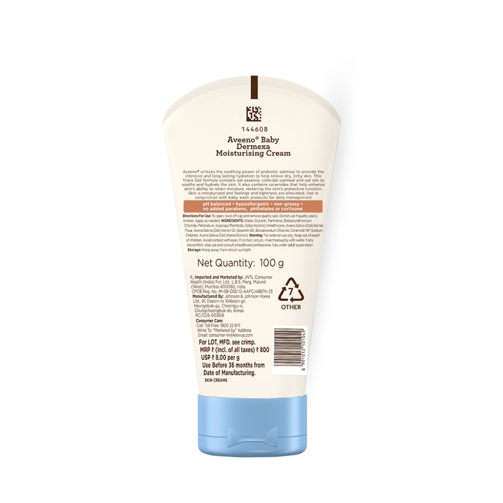 Aveeno Baby Dermexa Moisturising Cream - 100gms