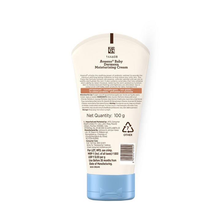 Aveeno Baby Dermexa Moisturising Cream - 100gms