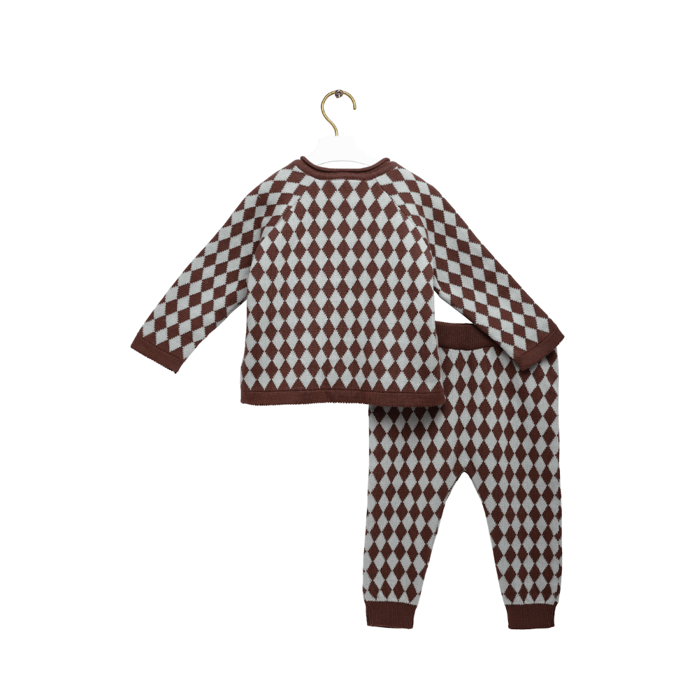 The Baby Trunk Diamond Jacquard Set