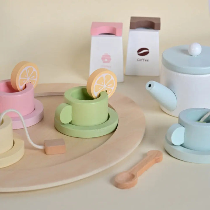 Playbox Wooden Tea Set for Kids
