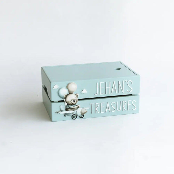 The Tiny Trove My Treasure Box (Teddy) - Blue