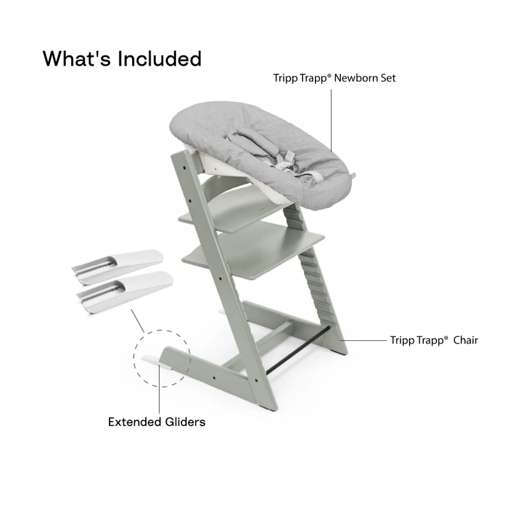 Stokke® Tripp Trapp Newborn Combo (Chair & Grey Newborn set)