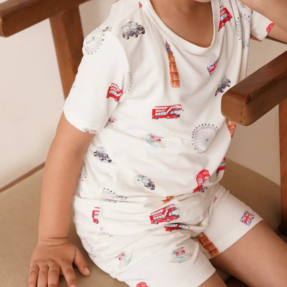 Bubz Short Sleeve Set - London