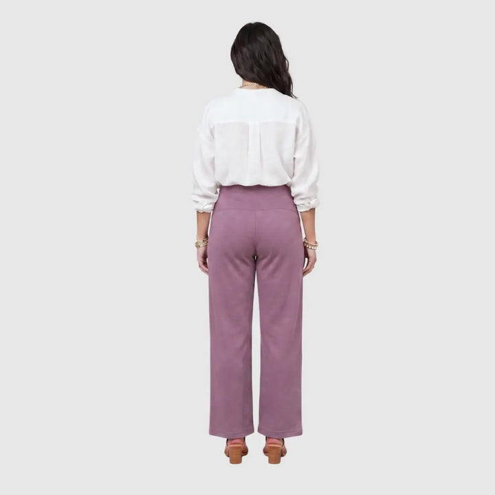 SOL MAMA Over Bump Straight Pants - Ash