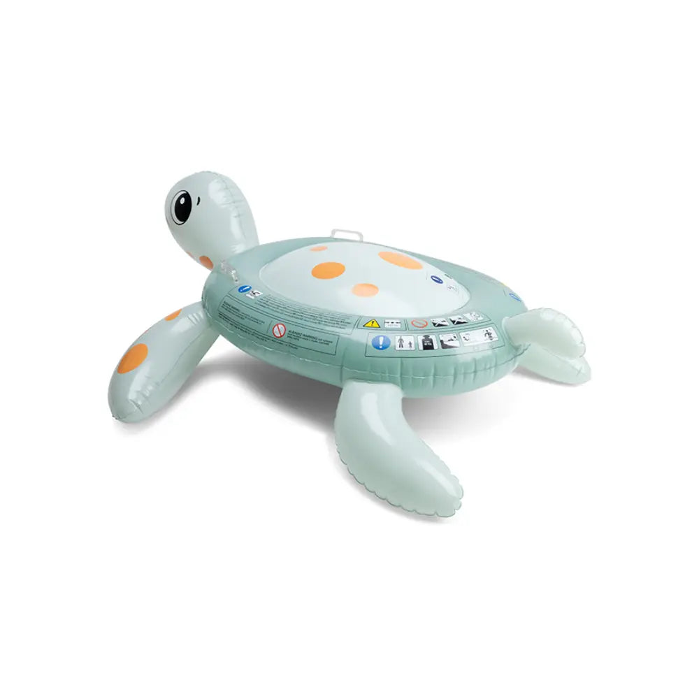 Swim Essentials Luxury Pool Float, Multicolored Inflatable Turtle, Kids Pool Lounger for Ages 6+, 200 cm