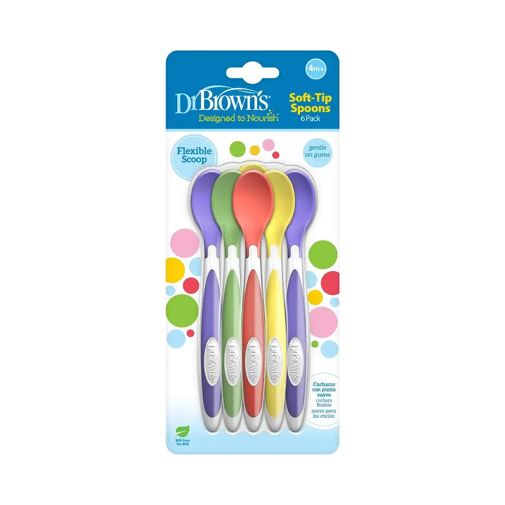 Dr. Brown’s Soft-Tip Spoons, 6-Pack