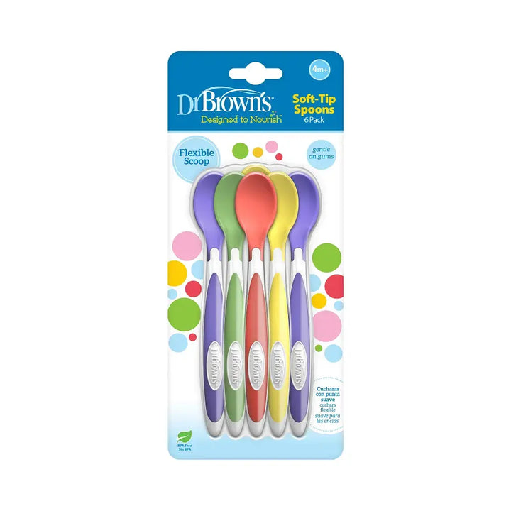 Dr. Brown’s Soft-Tip Spoons, 6-Pack