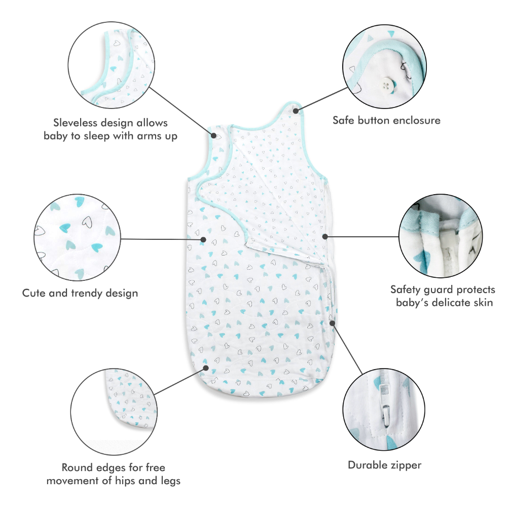 The White Cradle Sleeping Bag for Infants & Newborns