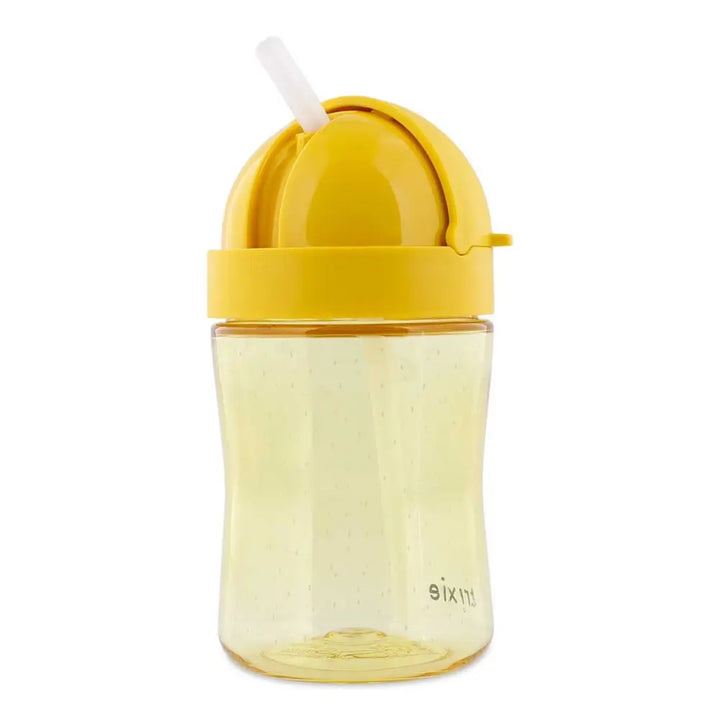 Trixie Straw Cup | Spill-Resistant Tritan™ Drinking Cup with Hygienic Lid &amp; Easy-to-Clean Design for Independent Drinking | 9 Months Onwards | Mr. Lion