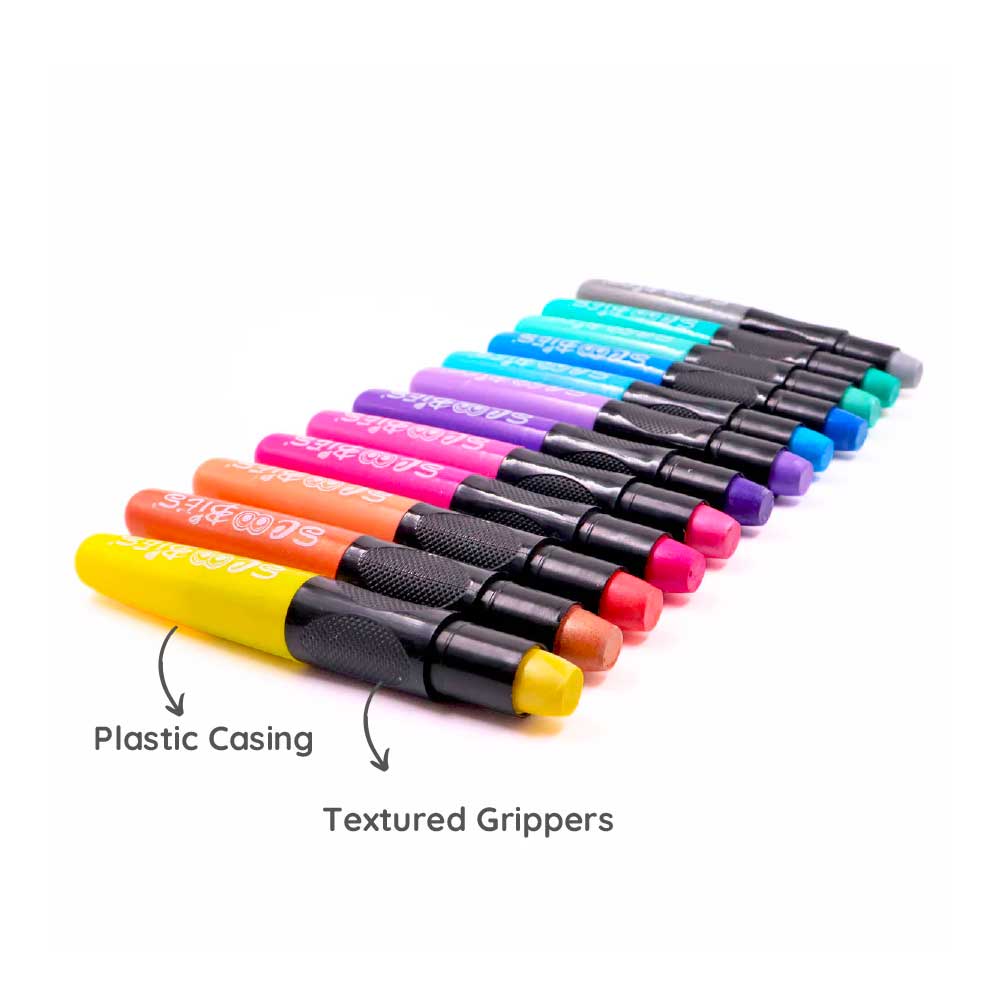 Scoobies Metallic Silk Crayons