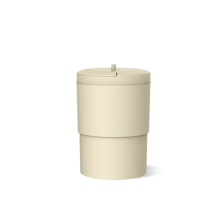 Magic Majestic &amp; Thoth Diaper Pail Lid, Waste Bin Lid for Hygienic &amp; Odorless Waste Disposal, Easy Screw-On Design, Durable &amp; Easy to Clean, Converts Diaper Pail into Kitchen or Toilet Waste Bin - Beige