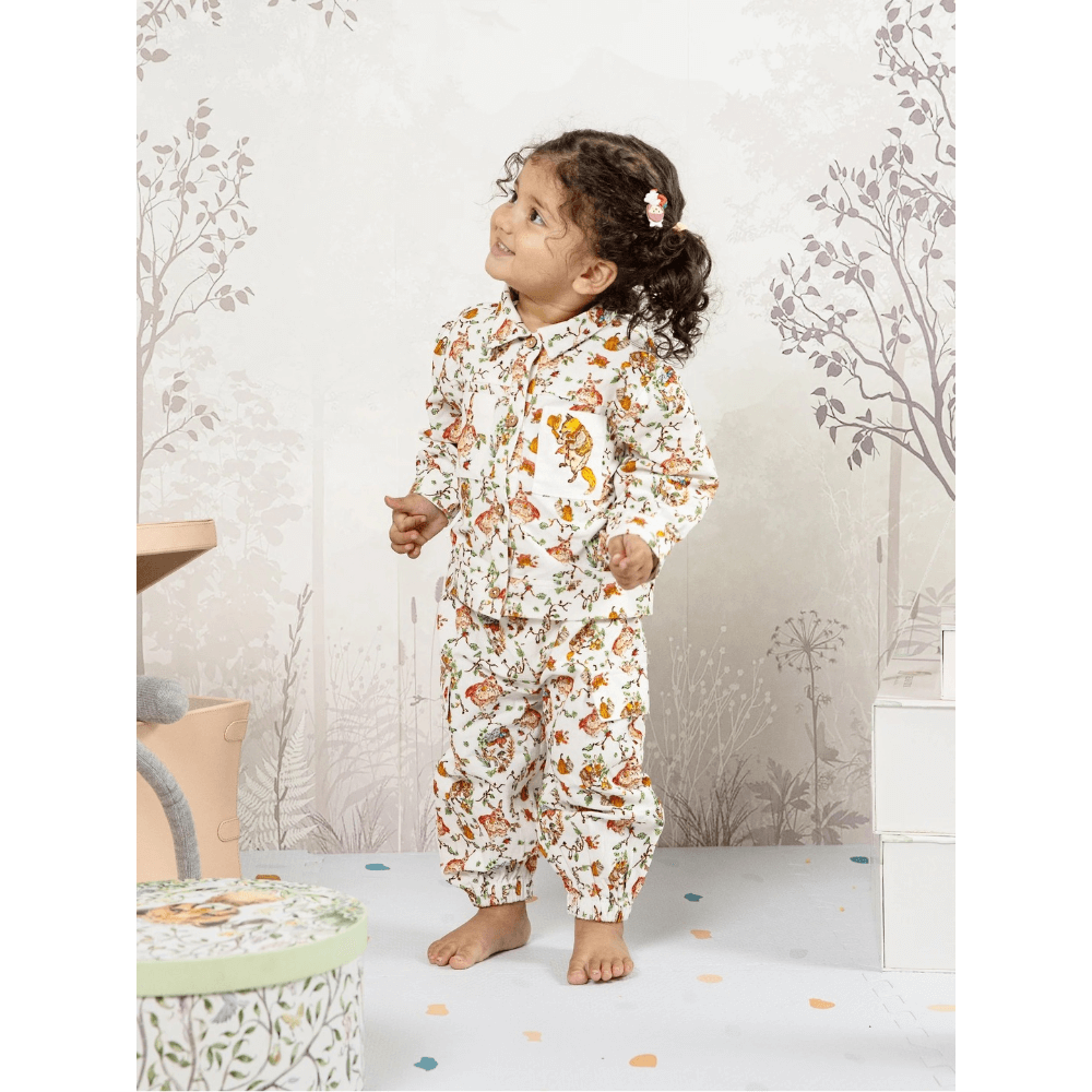 The Baby Trunk Organic Cotton Jogger Set Gift Box for Girls (Pack of 2)