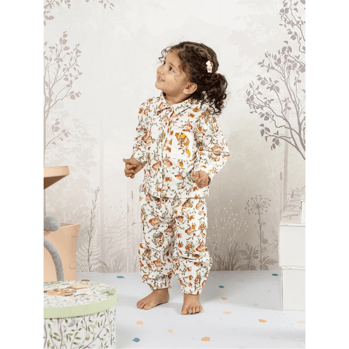 The Baby Trunk Organic Cotton Jogger Set Gift Box for Girls (Pack of 2)
