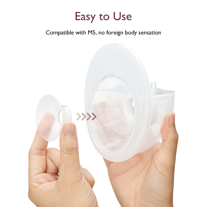 Momcozy Breastfeeding Access Flange Insert For M5 - Transparent