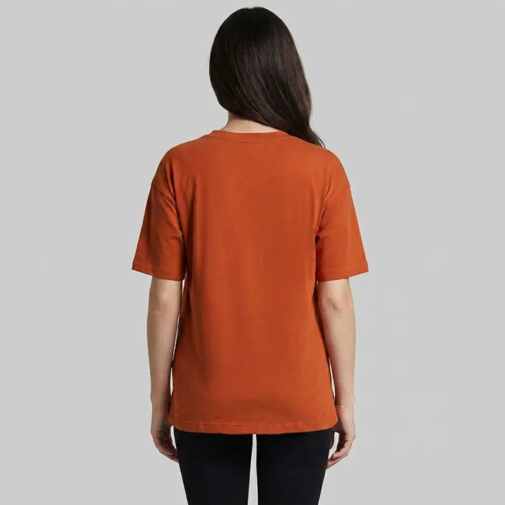 SOL MAMA Double Zip Nursing Top - Rust