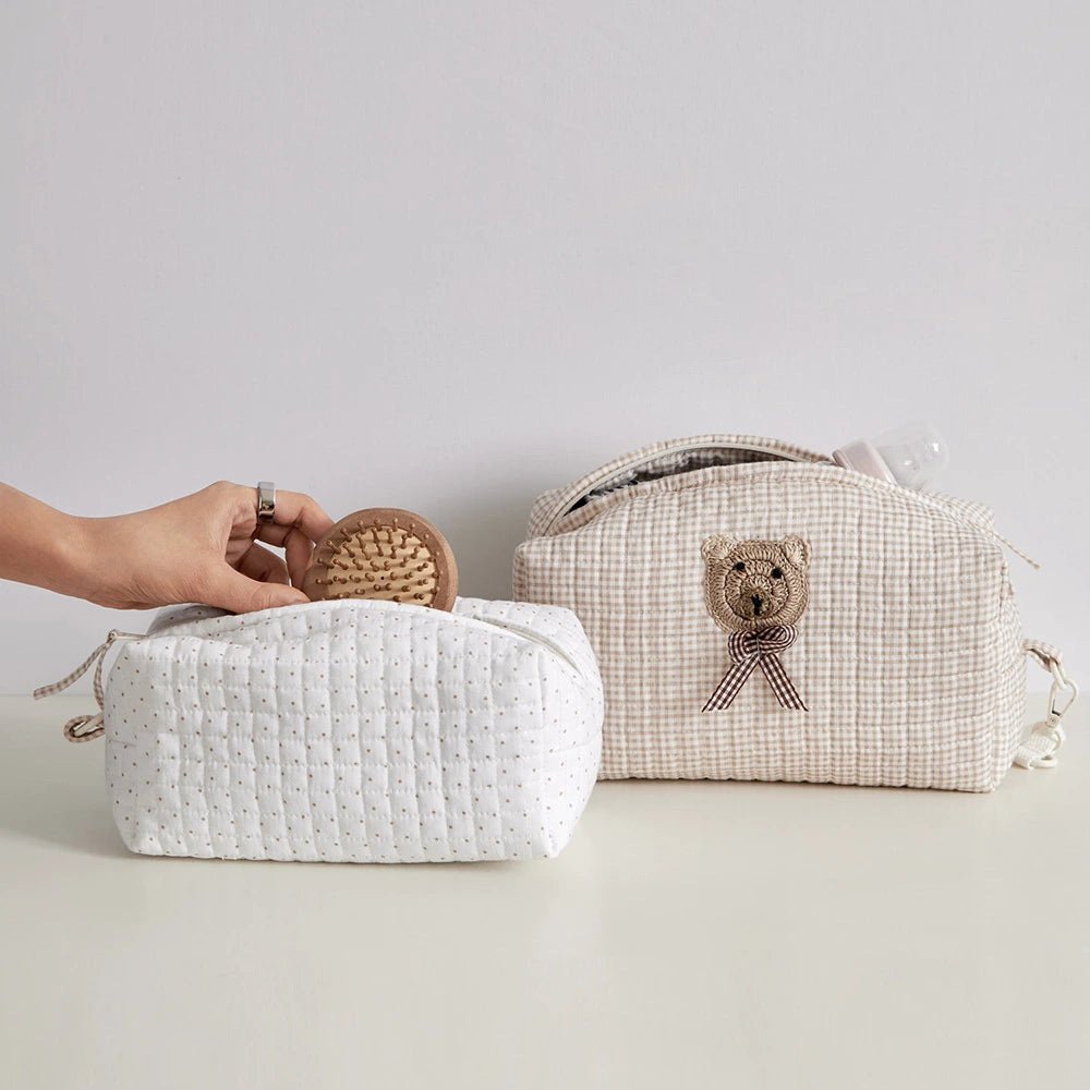Annasimona Kids Teddy Pouch Set - Set of Two