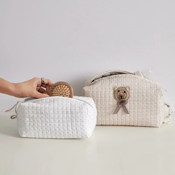 Annasimona Kids Teddy Pouch Set - Set of Two