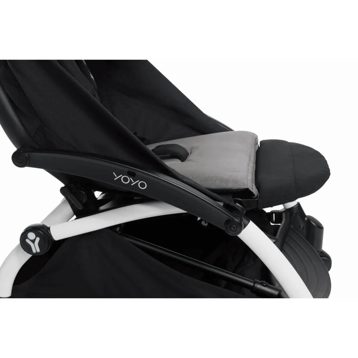 Stokke YOYO² &amp; YOYO³  Stroller Leg Rest – Adjustable Reclined/Seated, Soft Padded Cushion, Easy to Attach, Machine Washable