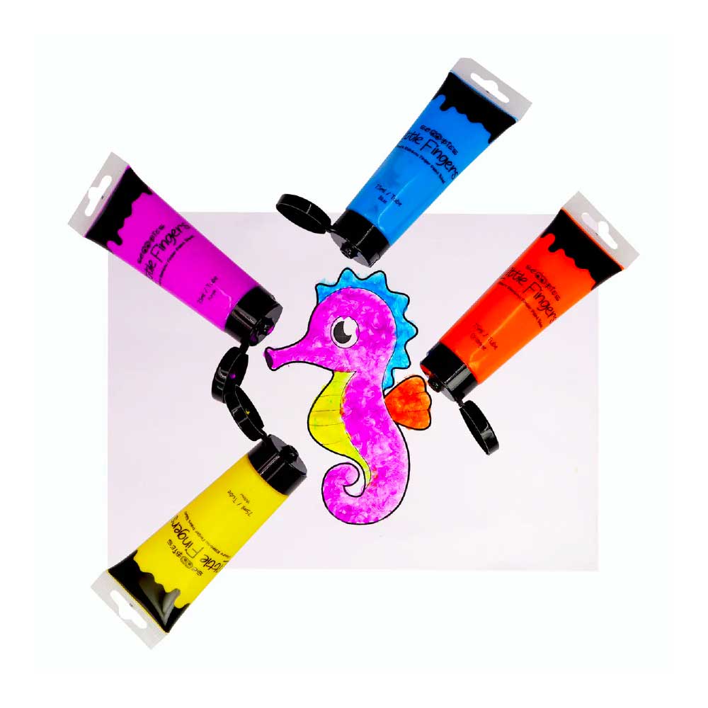 Scoobies Rainbow Finger Paints