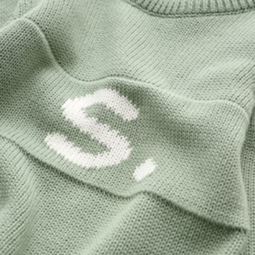 NamelyCo Letter Bodysuit - Lily Pad