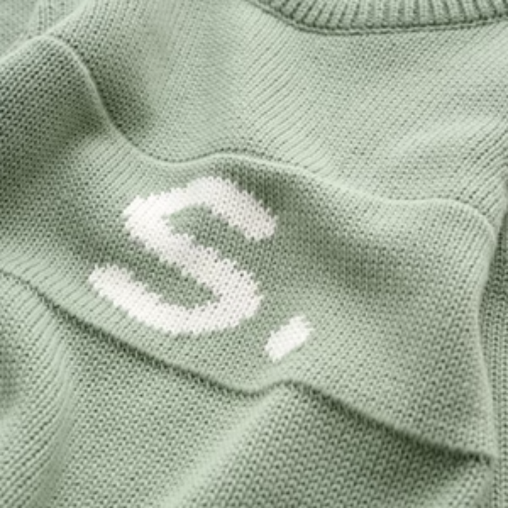 NamelyCo Letter Bodysuit - Lily Pad