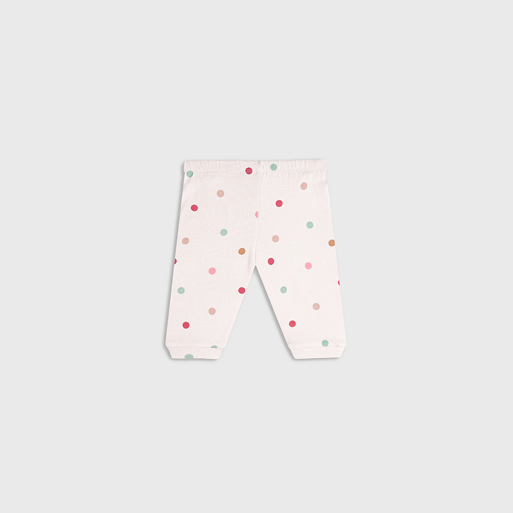 Enfants Polka Delight Co-ords- Beige