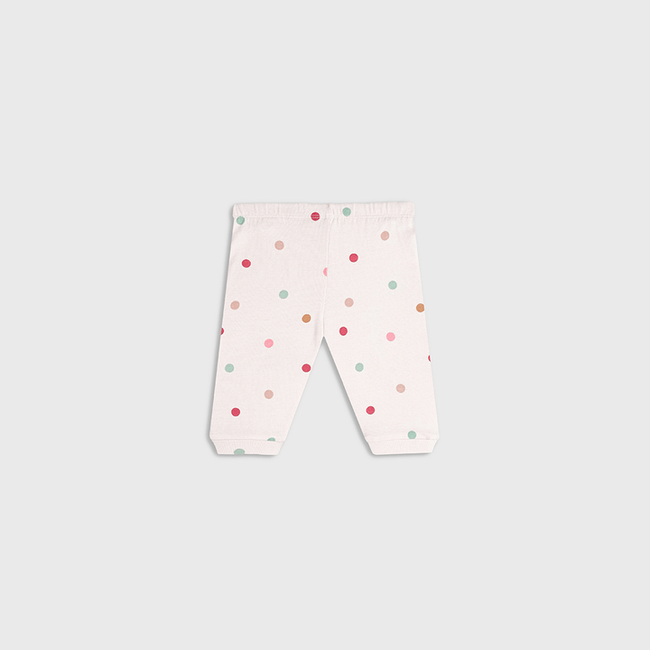 Enfants Polka Delight Co-ords- Beige