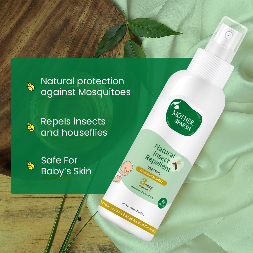 Mother Sparsh Natural Insect Repellent for Babies (100 ml)