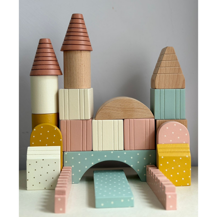 Playbox Wooden Building Blocks Toys Set - Large