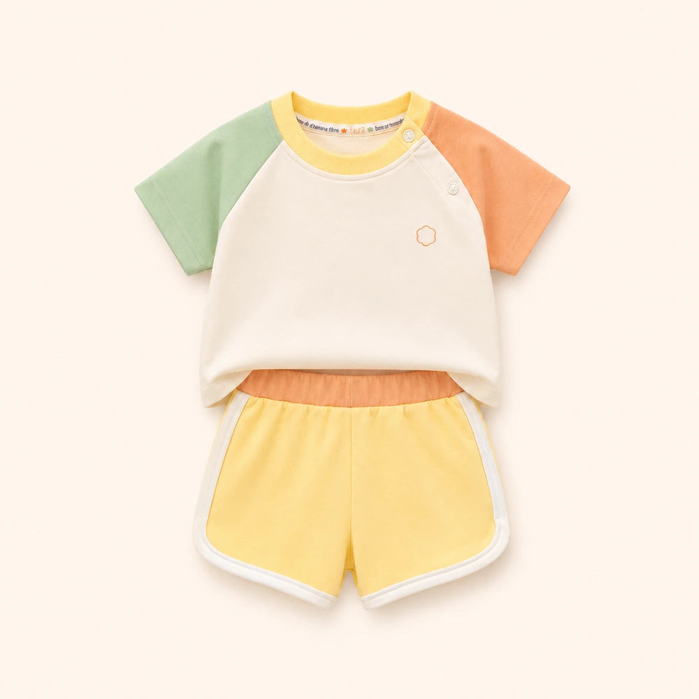 Faura Unisex Banana Cotton Playday Co-ord - Cream