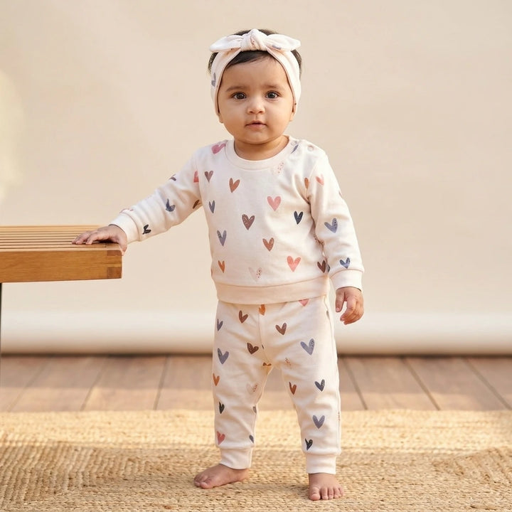Faura Sweetheart Stripes Clothing Set For Girls