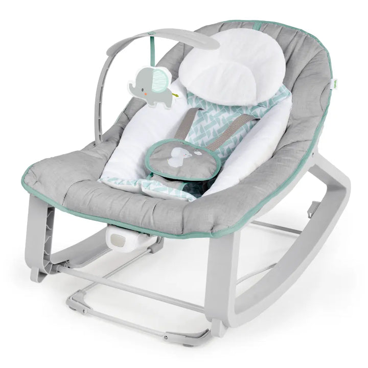 Ingenuity Keep Cozy 3-in-1 Grow with Me Baby Bouncer, Rocker &amp; Toddler Seat with Vibrations, Weaver, 0 - 30 months