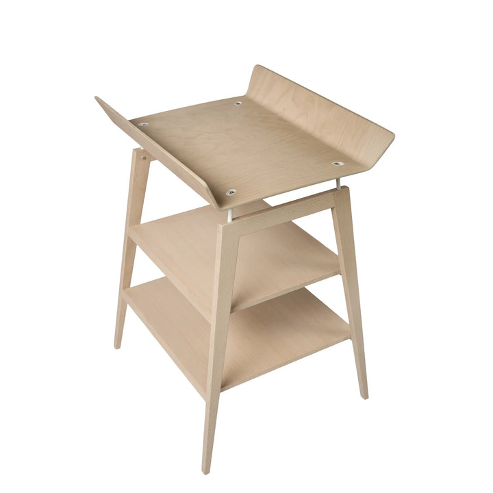 Leander Linea Changing Table for Baby, Height-Adjustable Design, Spacious Changing Surface, Optional Storage Drawer
