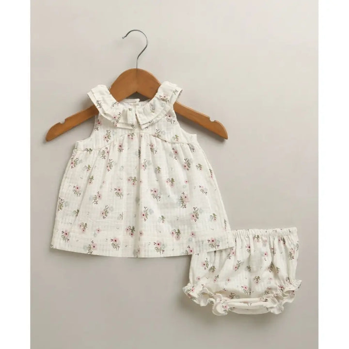 Sweetlime By As Organic Cotton Sweet Meadow Bloom Set - White