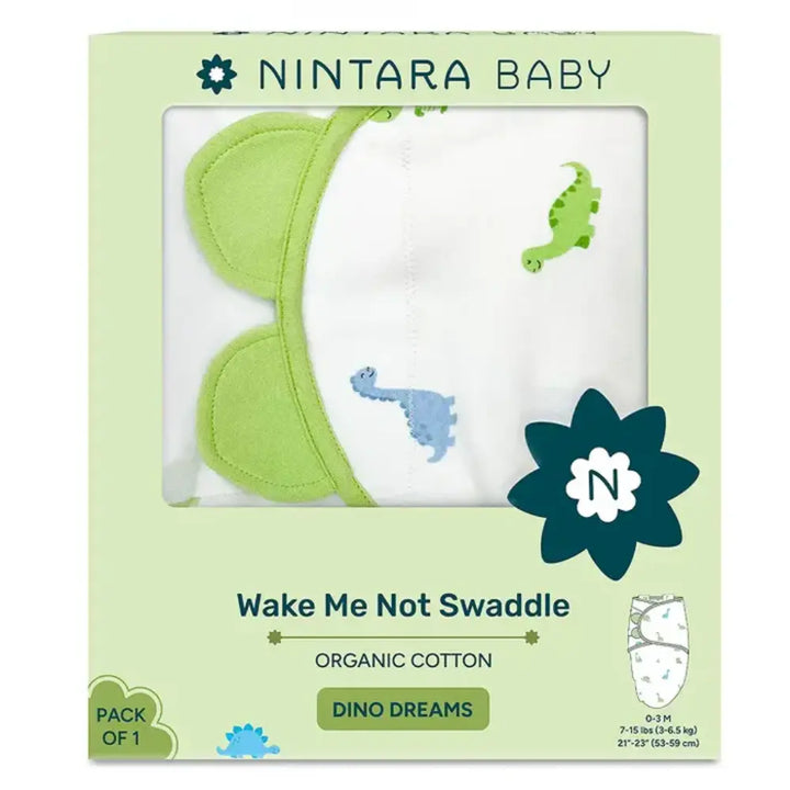 Nintara  Wake Me Not Swaddle| Dino Dreams