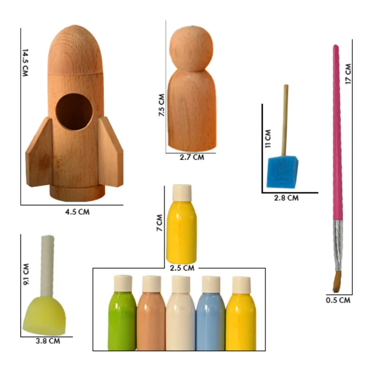 Playbox DIY Kit - Rocket Arts Painting Set